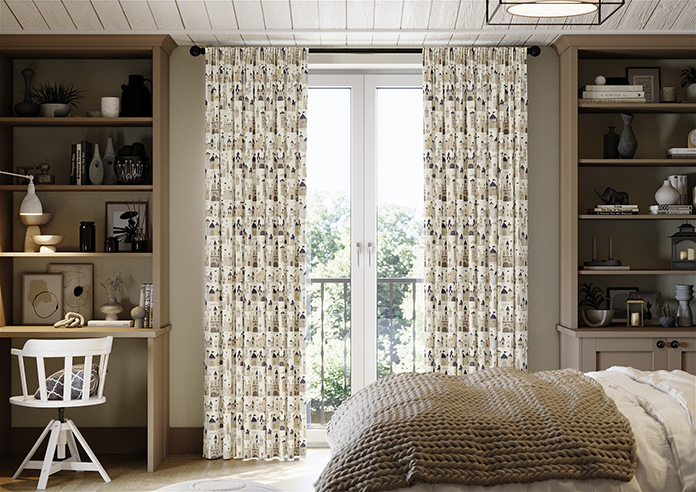 Magic Castle, Stone - Made to Measure Curtains - Image 3